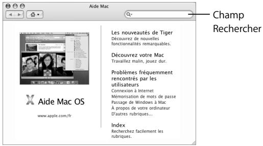 APPLE MBP RET CTO/512 - Pour acceder à l'Aide Mac : - 2