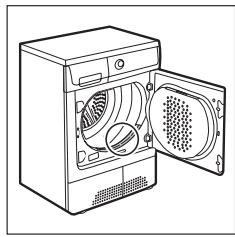 ELECTROLUX EDH 97951 W BLANC - Nettoyage des filtres à peluches - 5