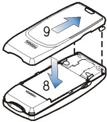 NOKIA 9312758 - Insérer la carte SIM dans le téléphone - 5