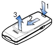 NOKIA 9312758 - Insérer la carte SIM dans le téléphone - 1