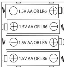 LEXIBOOK RP500SPcobIc - Informations concerning les piles - 1