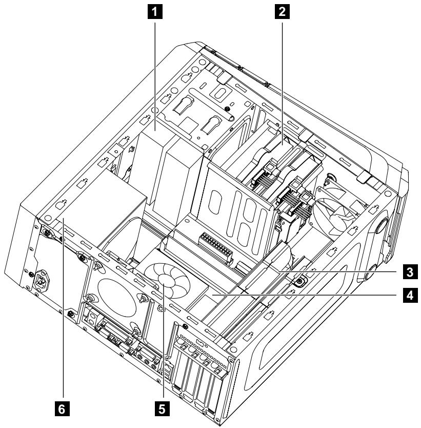 LENOVO R450-57331740 - Identification des composants internes - 1