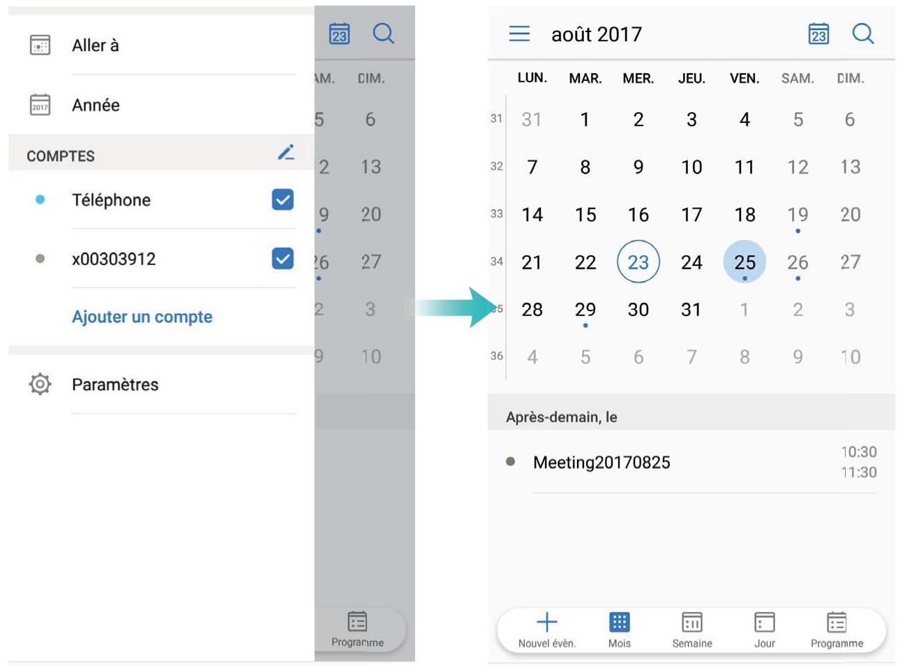 HUAWEI P SMART GOLD - Importer vos tâches pour que votre travail soit organise - 1