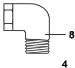 GORENJE GMS 66 E - Raccord pour le butane (ill. 4) - 1