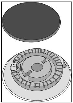 GORENJE GMS 66 E - Plan de cuisson - 1