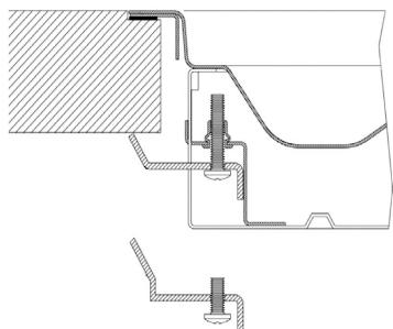 KITCHENAID KHPF9010 - Fixation à la structure de soutien du modele à intégration classique - 3