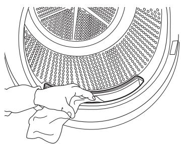 INDESIT IND80110 - NETTOYAGE DU FILTRE DE PORTE - 4