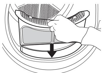 INDESIT IND80110 - NETTOYAGE DU FILTRE DE PORTE - 5