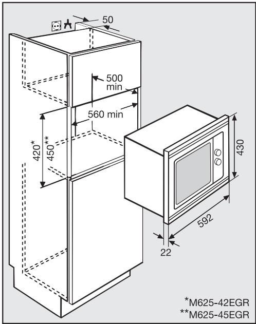 MIELE M625-42EGR - ... le four à micro-ondes s'arrête en cours de cuisson, réchauffage, déconnélation ? - 1