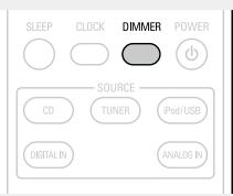 DENON D-M39 BKBK - Sélection de la luminosité de l'affichage - 2