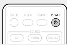 DENON D-M39 BKBK - Appuyez sur POWER. - 1