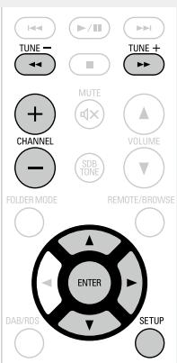 DENON D-M39 BKBK - Appuyez sur SETUP. - 1