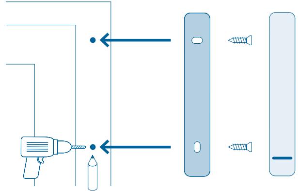 BOSCH STARTER KIT SECURITE - Montage du contact de porte/fenêtre - 2