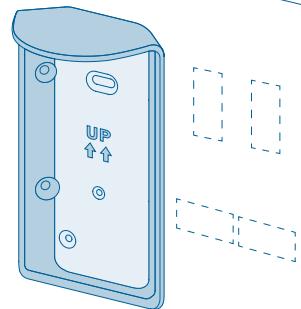 BOSCH STARTER KIT SECURITE - Montage mural avec des rubans adhésifs - 4
