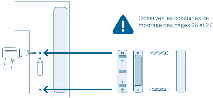 BOSCH STARTER KIT SECURITE - Montage de l'unité magnétique avec une entretoise - 2