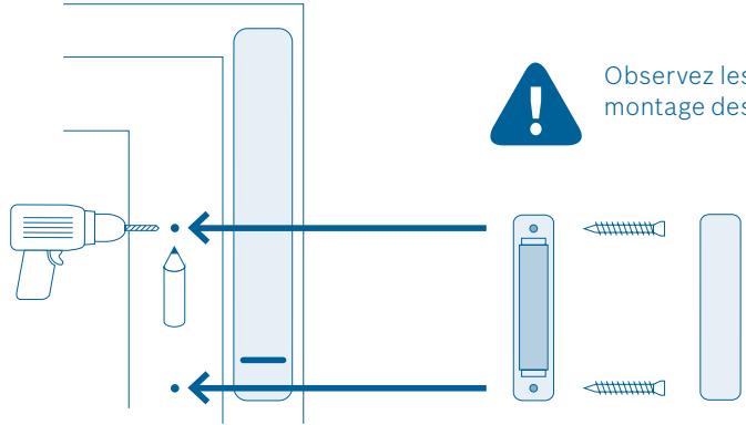 BOSCH STARTER KIT SECURITE - Montage de l'unité magnétique sans entretoise - 2
