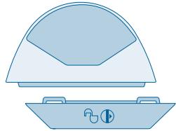 BOSCH STARTER KIT SECURITE - Séparation du boîtier et du support de fixation - 2