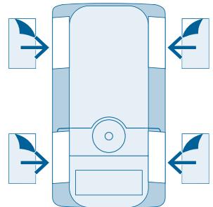 BOSCH STARTER KIT SECURITE - Montage en coin avec des rubans adhésifs - 2