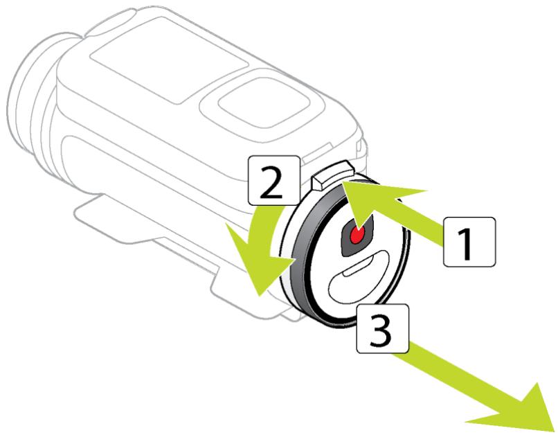 TOMTOM BANDIT BASIC - Chargement du Batt-Stick via une prise USB - 1