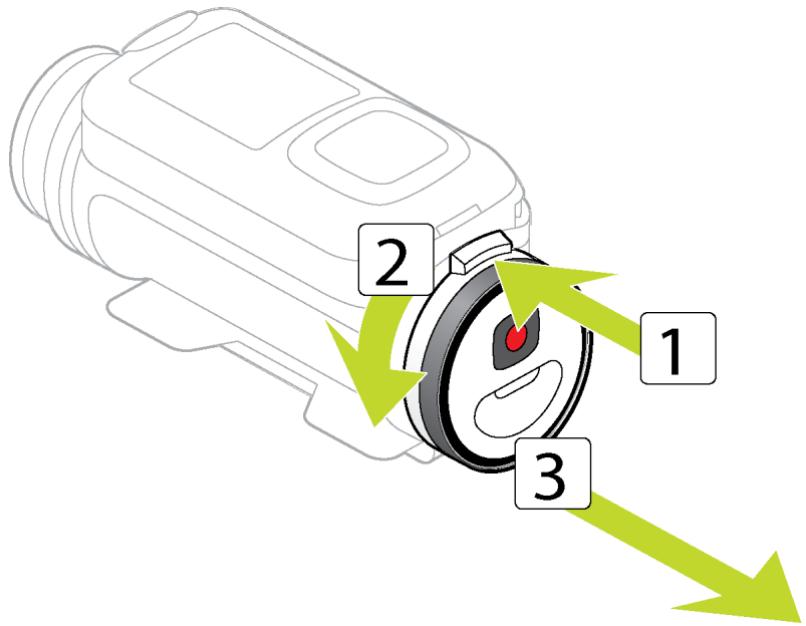 TOMTOM BANDIT BASIC - Insertion d'une carte mémoire - 1