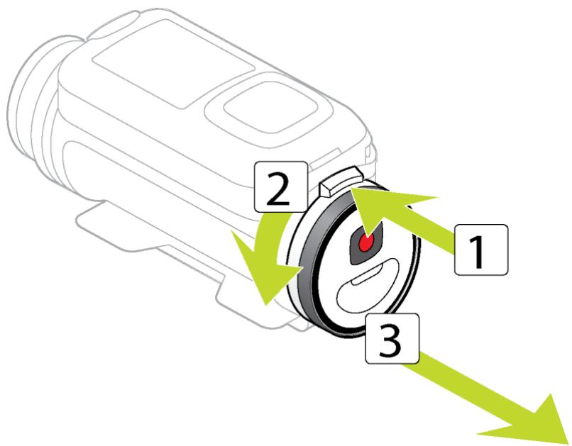 TOMTOM BANDIT BASIC - Insertion d'une carte mémoire - 1