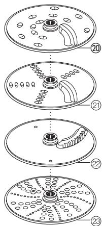 KRUPS FP910METAL - disques éminceur / râte - 1