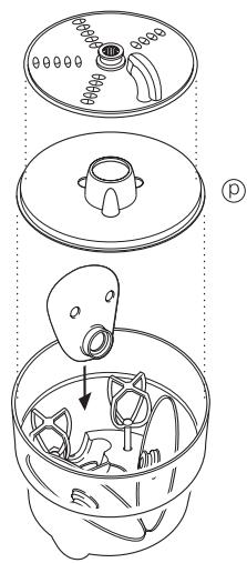KRUPS FP910METAL - utilisation de l'espace de rangement - 1