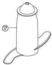 KRUPS FP910METAL - lame couteau / ⑰ pétrin - 2