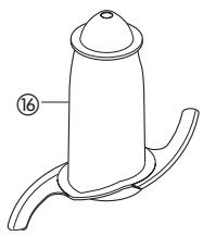 KRUPS FP910METAL - lame couteau / ⑰ pétrin - 1