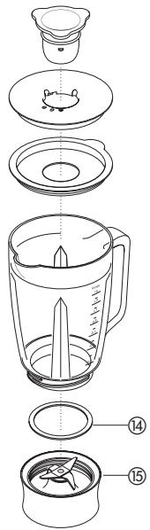 KRUPS FP910METAL - utilisation du mixeur (FP920/FP930) - 1