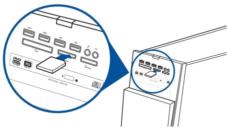 ASUS M51AD-FRO34S - Utiliser le lecteur de cartes mémoire - 1