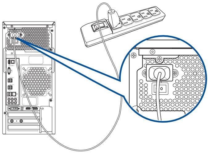 ASUS M51AD-FRO34S - Connecter le cordon d'alimentation - 1