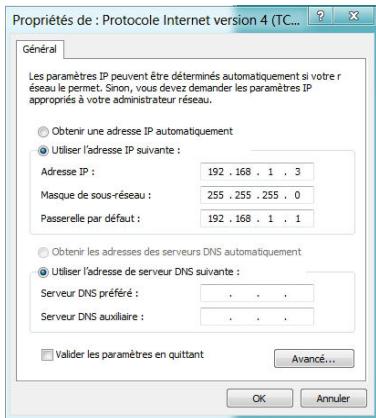 ASUS M51AD-FRO34S - Pour configurer une connexion réseau à adresse IP fixe : - 1