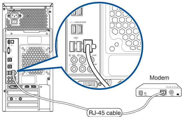 ASUS M51AD-FRO34S - Connexion via un modem câble/adsl - 2
