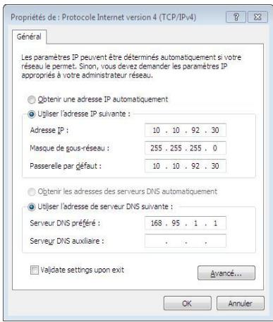 ASUS M51AD-FRO34S - Pour configurer une connexion réseau à adresse IP fixe : - 1