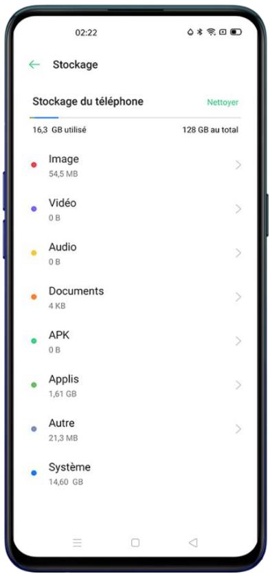 OPPO FIND X2 NEO 256GO BLEU - Nettoyage en un clic - 1