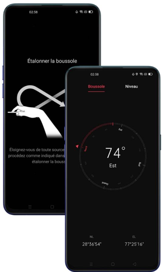 OPPO FIND X2 NEO 256GO BLEU - S' orienter avec la boussole - 1