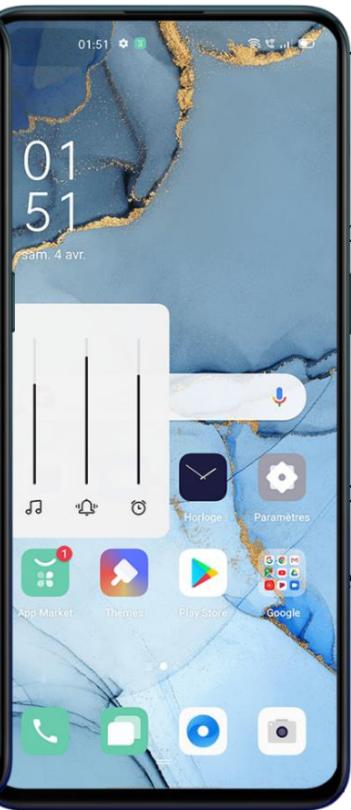 OPPO FIND X2 NEO 256GO BLEU - Boutons de contrôle du volume - 2