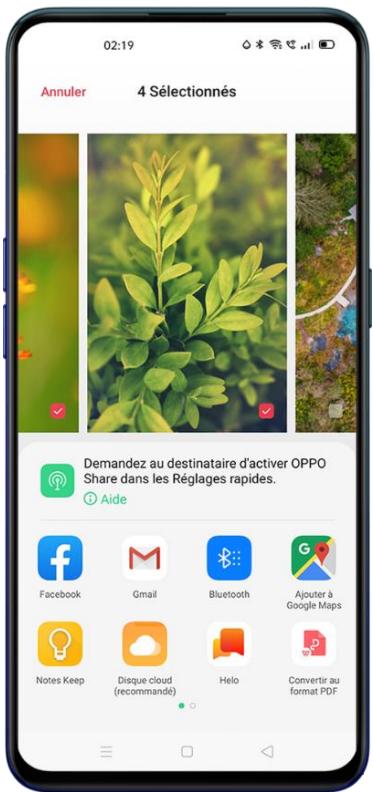 OPPO FIND X2 NEO 256GO BLEU - Comment activer OPPO Share : - 1
