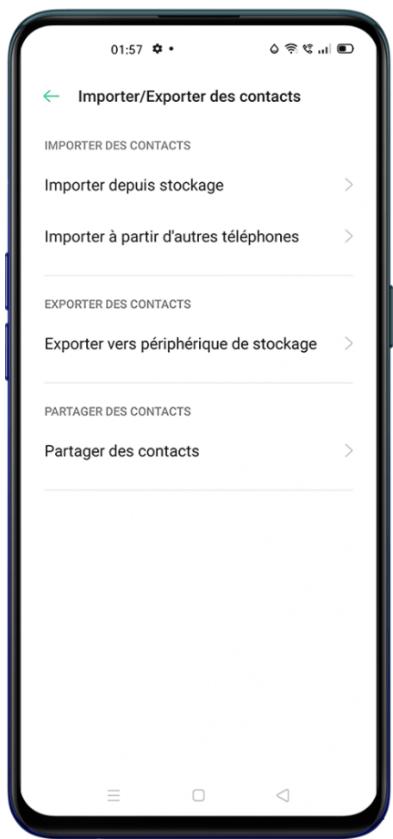 OPPO FIND X2 NEO 256GO BLEU - Contacts - 2