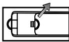 PROLINE B5025FHD - Changement des piles - 1