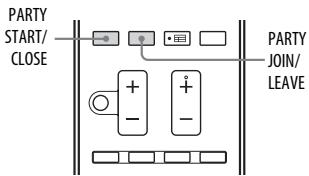SONY STR-DN1040 - Utilisation de la fonction PARTY STREAMING - 2