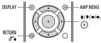 SONY STR-DN1040 - Commande sans utiliser l'affichage à l'écran (GUI) - 1
