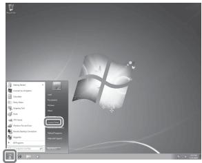 SONY STR-DN1040 - Sélectionnez [Start] (Démarrer) - [Control Panel] (Panneau de configuration). - 1