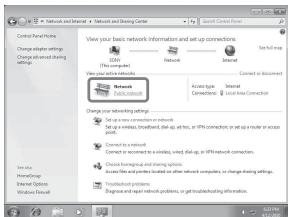 SONY STR-DN1040 - Si I'affichage indique une option autre que [Public Network] (Réseau public), passez à l' étape 6. - 1
