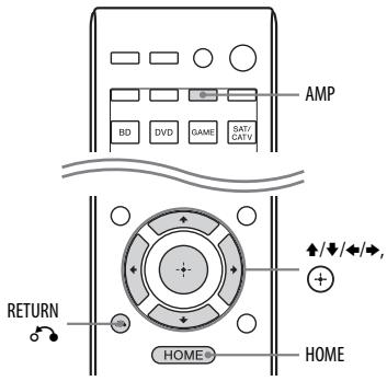 SONY STR-DN1040 - Utilisation du menu Settings - 1
