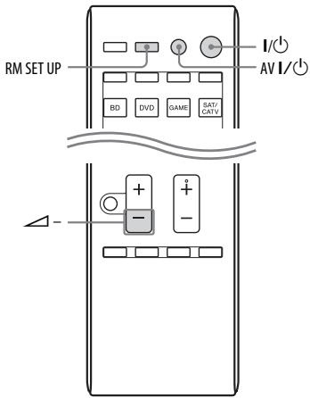 SONY STR-DN1040 - Réinitialisation de la télécommande - 1