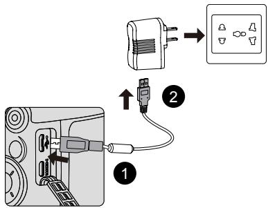 PENTAX X6-1 - Charger la batterie - 1