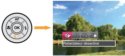 PENTAX X6-1 - Paramètres du retardateur - 1