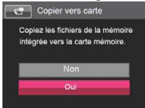 PENTAX X6-1 - Copier vers carte - 1